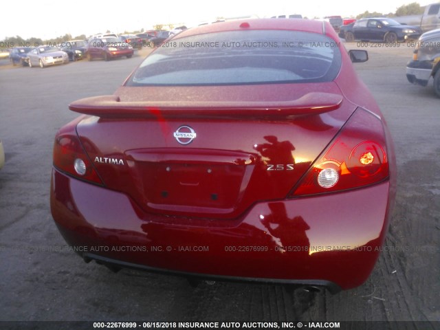 1N4AL24E68C208302 - 2008 NISSAN ALTIMA 2.5S RED photo 6