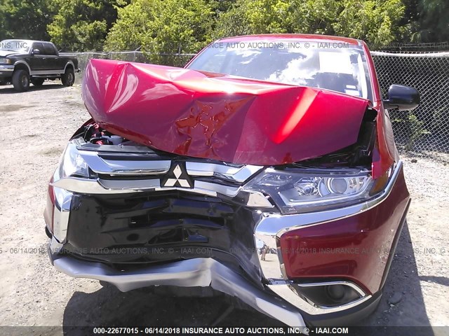 JA4AD2A36JZ052687 - 2018 MITSUBISHI OUTLANDER ES Qırmızı foto 6