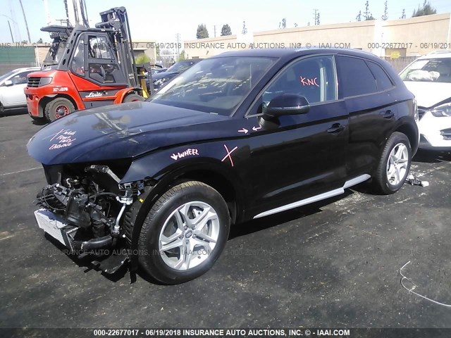 WA1ANAFYXJ2148584 - 2018 AUDI Q5 PREMIUM BLACK photo 2