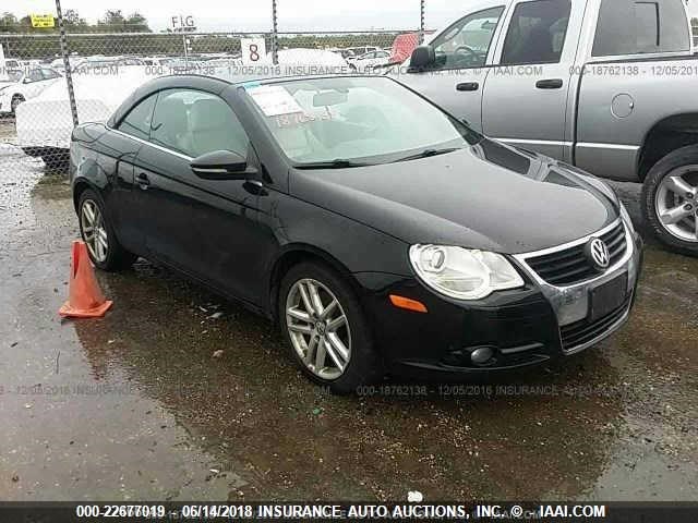 WVWFA71F49V005169 - 2009 VOLKSWAGEN EOS LUX 黑色 照片 1