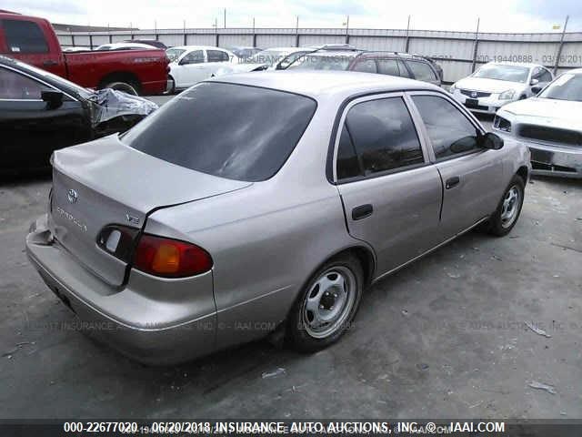 1NXBR12E3XZ180019 - 1999 TOYOTA COROLLA VE/CE/LE 棕色 照片 4