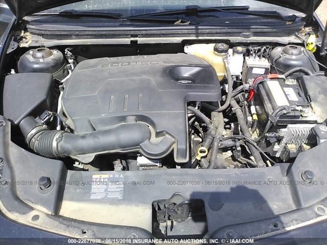 1G1ZC5EU5BF386477 - 2011 CHEVROLET MALIBU 1LT 黑色 照片 10