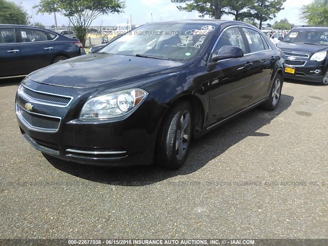 1G1ZC5EU5BF386477 - 2011 CHEVROLET MALIBU 1LT 黑色 照片 2