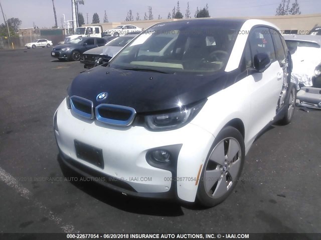 WBY1Z4C5XFV504607 - 2015 BMW I3 REX WHITE photo 2