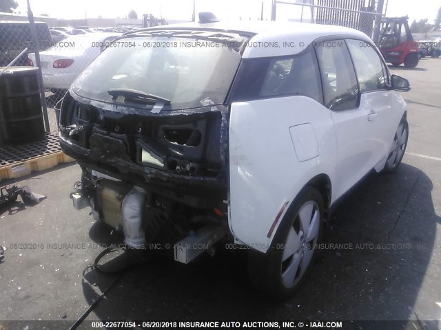 WBY1Z4C5XFV504607 - 2015 BMW I3 REX WHITE photo 4