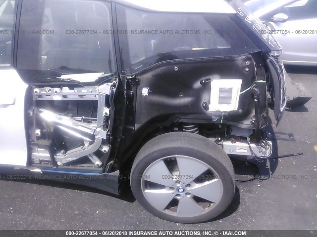 WBY1Z4C5XFV504607 - 2015 BMW I3 REX WHITE photo 6