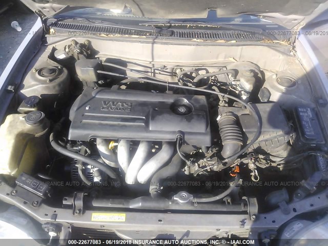 1NXBR12E0YZ406289 - 2000 TOYOTA COROLLA VE/CE/LE 金色 照片 10