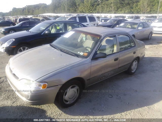 1NXBR12E0YZ406289 - 2000 TOYOTA COROLLA VE/CE/LE 金色 照片 2