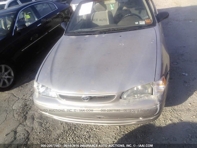 1NXBR12E0YZ406289 - 2000 TOYOTA COROLLA VE/CE/LE 金色 照片 6