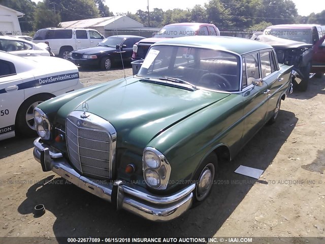 11101210159479 - 1965 MERCEDES-BENZ 220  GREEN photo 2