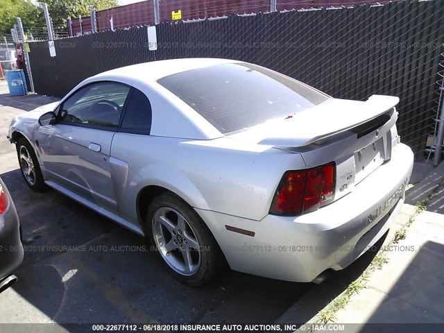 1FAFP42X34F199240 - 2004 FORD MUSTANG GT GRAY photo 3
