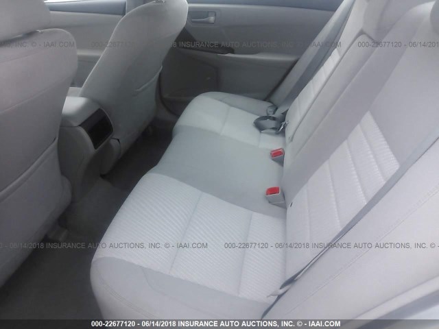 4T1BF1FK1GU570819 - 2016 TOYOTA CAMRY LE/XLE/SE/XSE SILVER photo 8