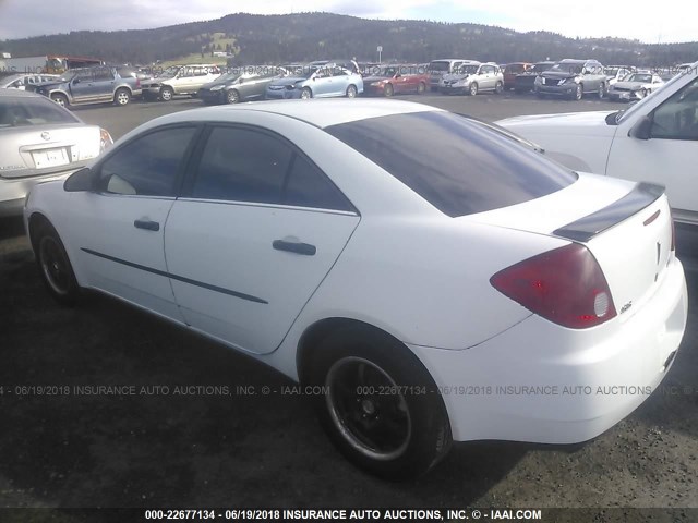 1G2ZG558664132278 - 2006 PONTIAC G6 SE1 WHITE photo 3