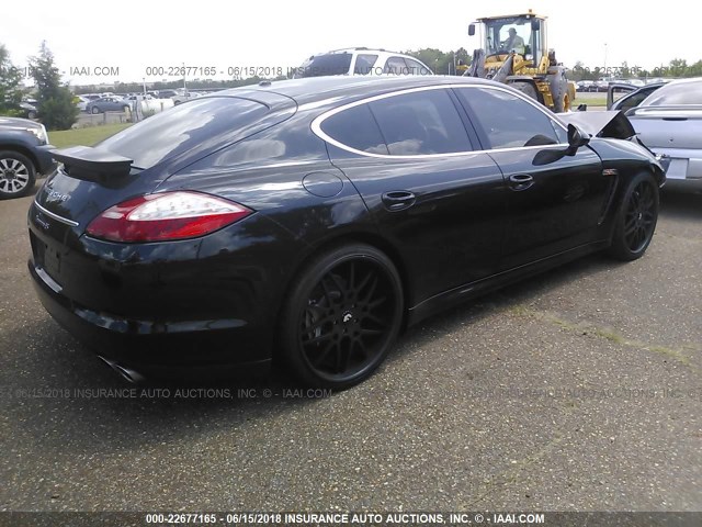 WP0AB2A77AL063280 - 2010 PORSCHE PANAMERA S/4 BLACK photo 4