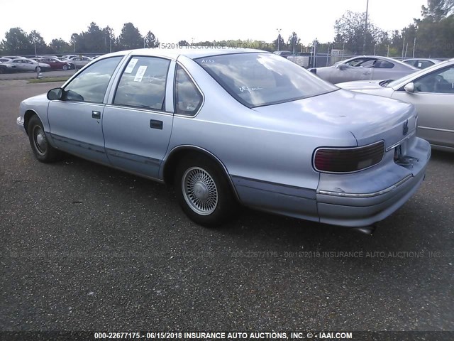 1G1BL52W2SR130321 - 1995 CHEVROLET CAPRICE CLASSIC Light Blue photo 3