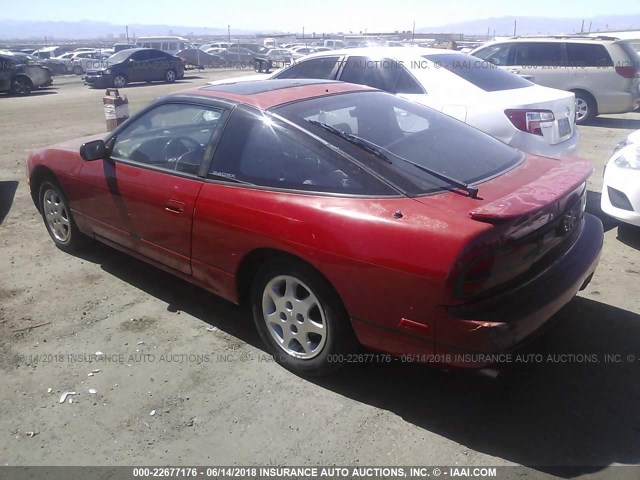 JN1MS36P1PW304160 - 1993 NISSAN 240SX SE RED photo 3