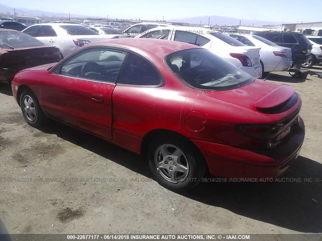 3FAKP1133XR207503 - 1999 FORD ESCORT ZX2/COOL/HOT RED photo 3