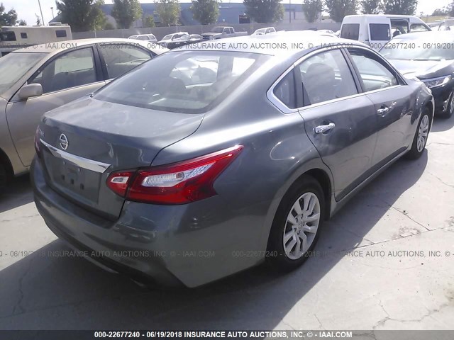 1N4AL3AP2HN335838 - 2017 NISSAN ALTIMA 2.5/S/SV/SL/SR GRAY photo 4