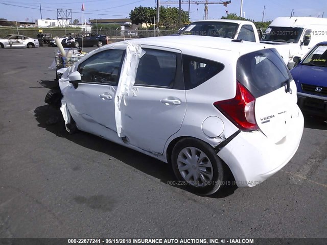 3N1CE2CP8GL398836 - 2016 NISSAN VERSA NOTE S/S PLUS/SV/SL/SR WHITE photo 3