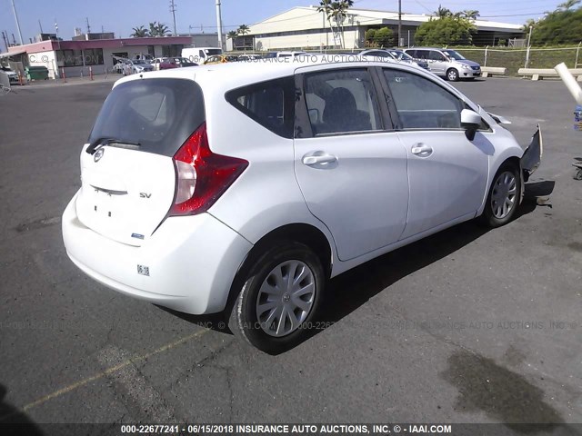 3N1CE2CP8GL398836 - 2016 NISSAN VERSA NOTE S/S PLUS/SV/SL/SR WHITE photo 4