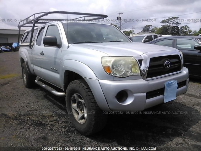 5TEUX42N57Z429979 - 2007 TOYOTA TACOMA ACCESS CAB SILVER photo 1