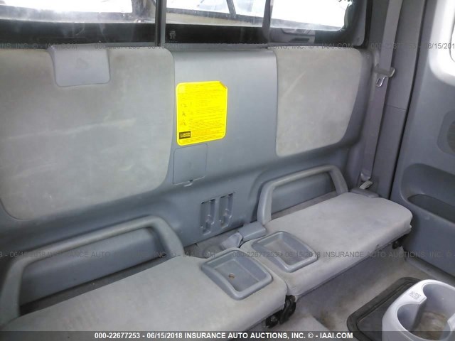 5TEUX42N57Z429979 - 2007 TOYOTA TACOMA ACCESS CAB SILVER photo 8