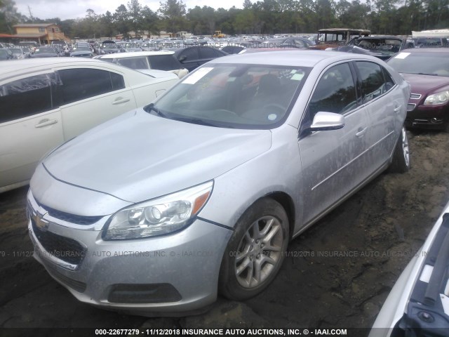 1G11C5SL7FF317787 - 2015 CHEVROLET MALIBU 1LT 银色 照片 2