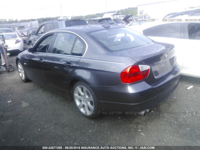 WBAVD33586KV60118 - 2006 BMW 330 XI GRAY photo 3