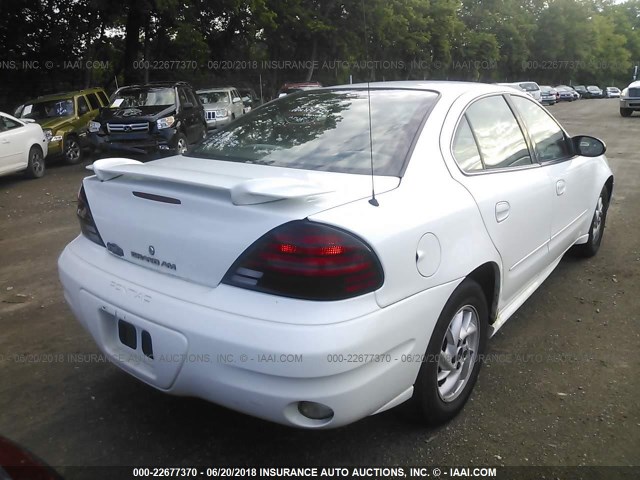 1G2NF52E04M502360 - 2004 PONTIAC GRAND AM SE1 WHITE photo 4