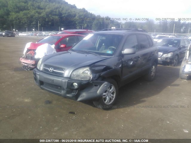 KM8JN72D68U821599 - 2008 HYUNDAI TUCSON SE/LIMITED GRAY photo 6