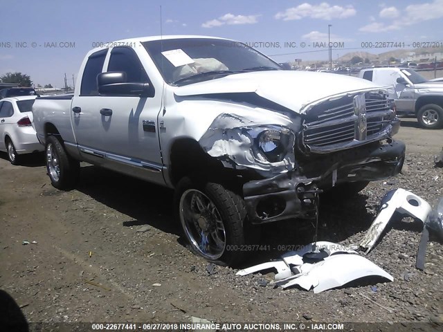 1D7KS28A17J623505 - 2007 DODGE RAM 2500 ST/SLT WHITE photo 1