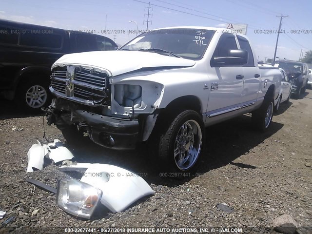 1D7KS28A17J623505 - 2007 DODGE RAM 2500 ST/SLT WHITE photo 2