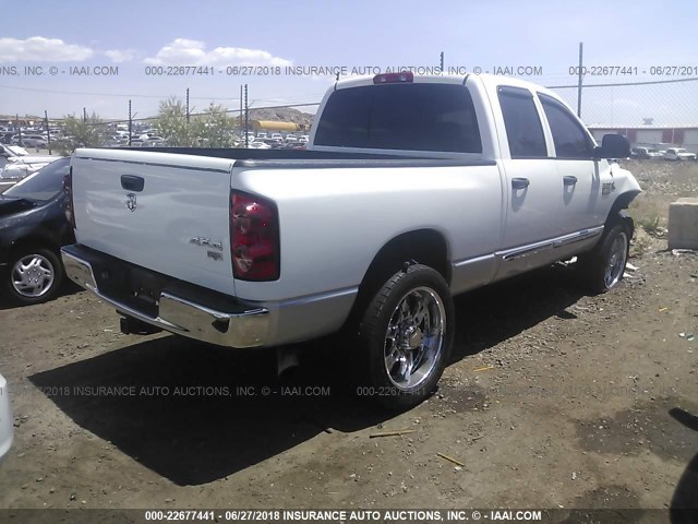 1D7KS28A17J623505 - 2007 DODGE RAM 2500 ST/SLT 白色 照片 4