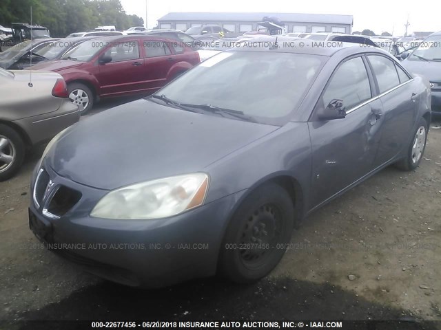 1G2ZF57B484197497 - 2008 PONTIAC G6 VALUE LEADER/BASE GRAY photo 2
