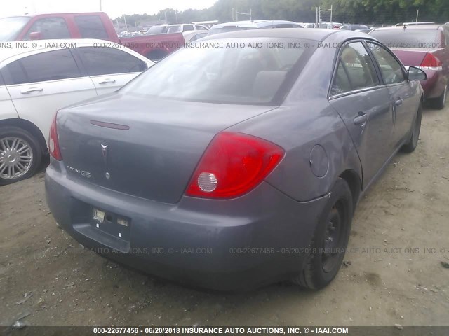 1G2ZF57B484197497 - 2008 PONTIAC G6 VALUE LEADER/BASE GRAY photo 4