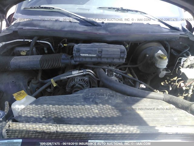 3B7HF13Z81G724078 - 2001 DODGE RAM 1500 RED photo 10