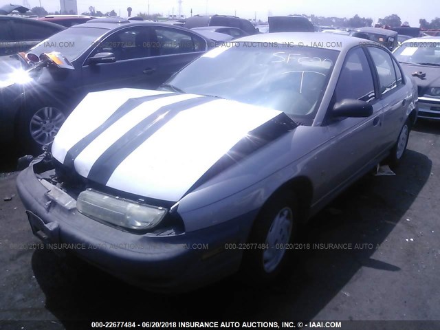 1G8ZF5285XZ256673 - 1999 SATURN SL BLACK photo 2