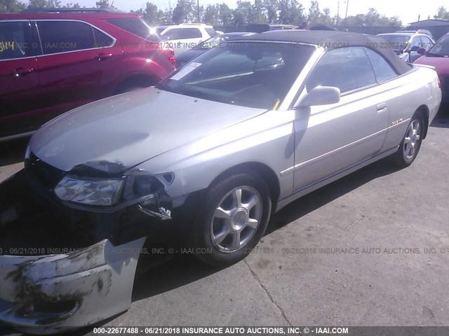 2T1FF22P62C589417 - 2002 TOYOTA CAMRY SOLARA SE/SLE Gümüş foto 2