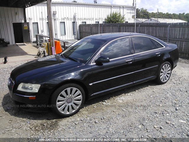 WAULV44E17N015712 - 2007 AUDI A8 4.2 QUATTRO BLACK photo 2