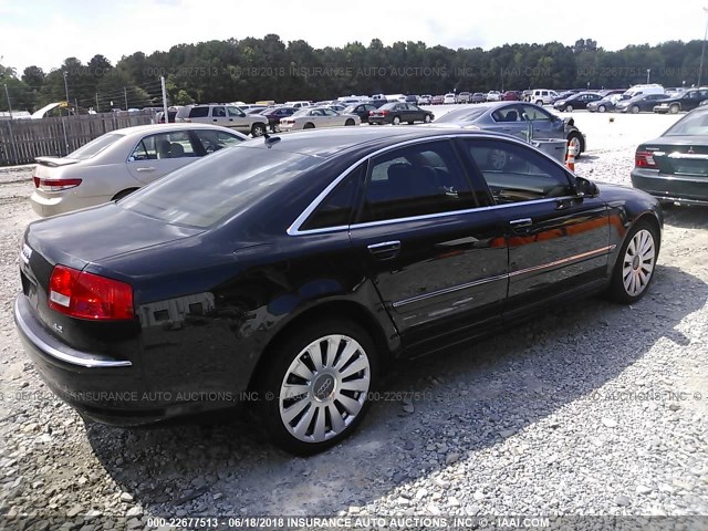 WAULV44E17N015712 - 2007 AUDI A8 4.2 QUATTRO BLACK photo 4