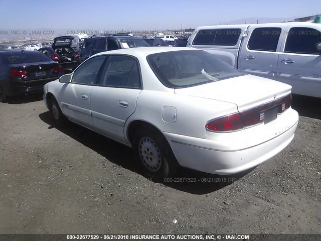 2G4WY55J811253652 - 2001 BUICK CENTURY LIMITED WHITE photo 3