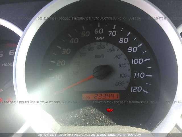 3TMJU4GN5AM102622 - 2010 TOYOTA TACOMA DOUBLE CAB PRERUNNER SILVER photo 7