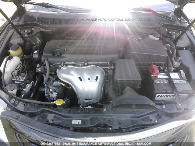 4T4BE46K09R130779 - 2009 TOYOTA CAMRY SE/LE/XLE BLACK photo 10