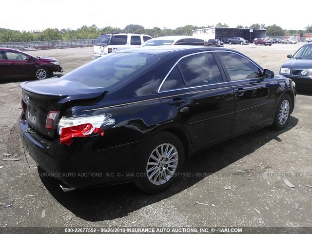 4T4BE46K09R130779 - 2009 TOYOTA CAMRY SE/LE/XLE BLACK photo 4