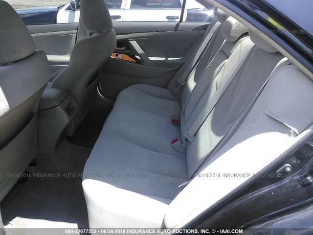 4T4BE46K09R130779 - 2009 TOYOTA CAMRY SE/LE/XLE BLACK photo 8