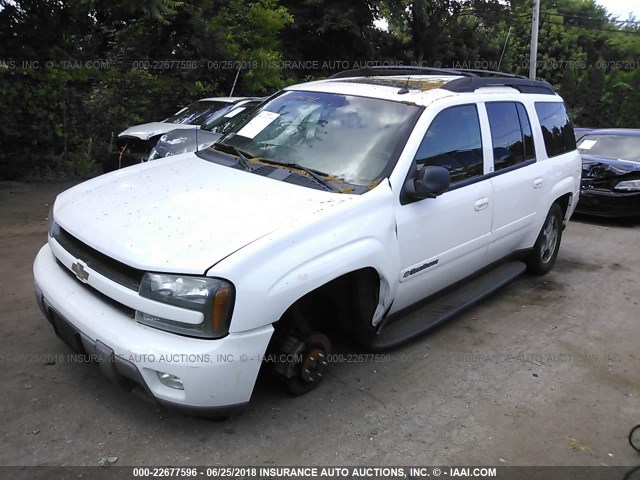 1GNET16S946132552 - 2004 CHEVROLET TRAILBLAZER EXT LS/EXT LT WHITE photo 2