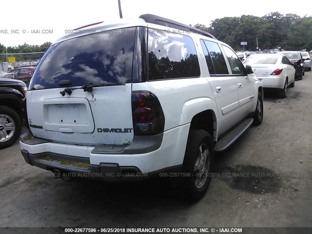 1GNET16S946132552 - 2004 CHEVROLET TRAILBLAZER EXT LS/EXT LT WHITE photo 4