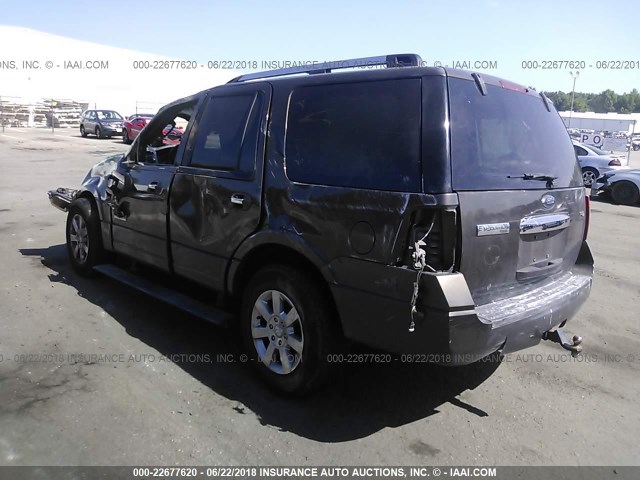 1FMFU20518LA40745 - 2008 FORD EXPEDITION LIMITED GRAY photo 3