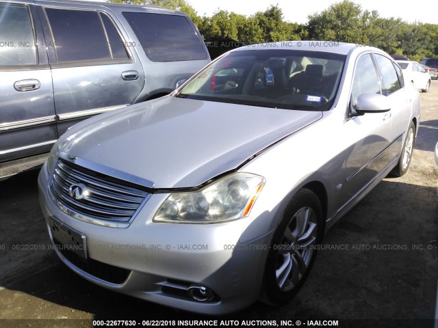 JNKAY01E58M600913 - 2008 INFINITI M35 SPORT SILVER photo 2