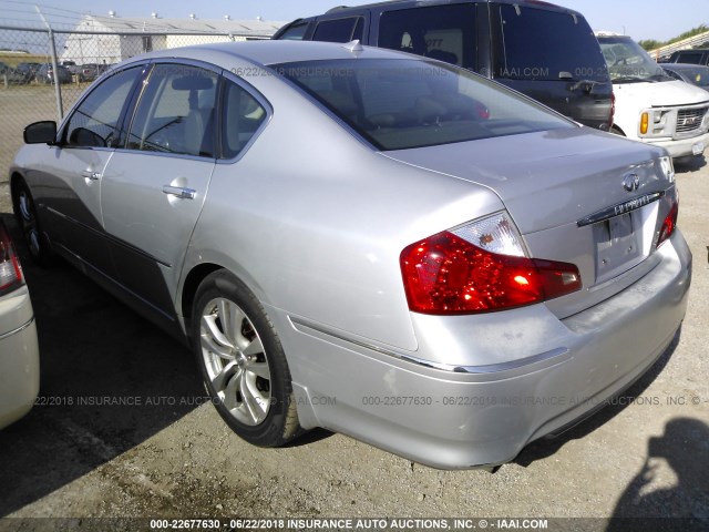 JNKAY01E58M600913 - 2008 INFINITI M35 SPORT SILVER photo 3